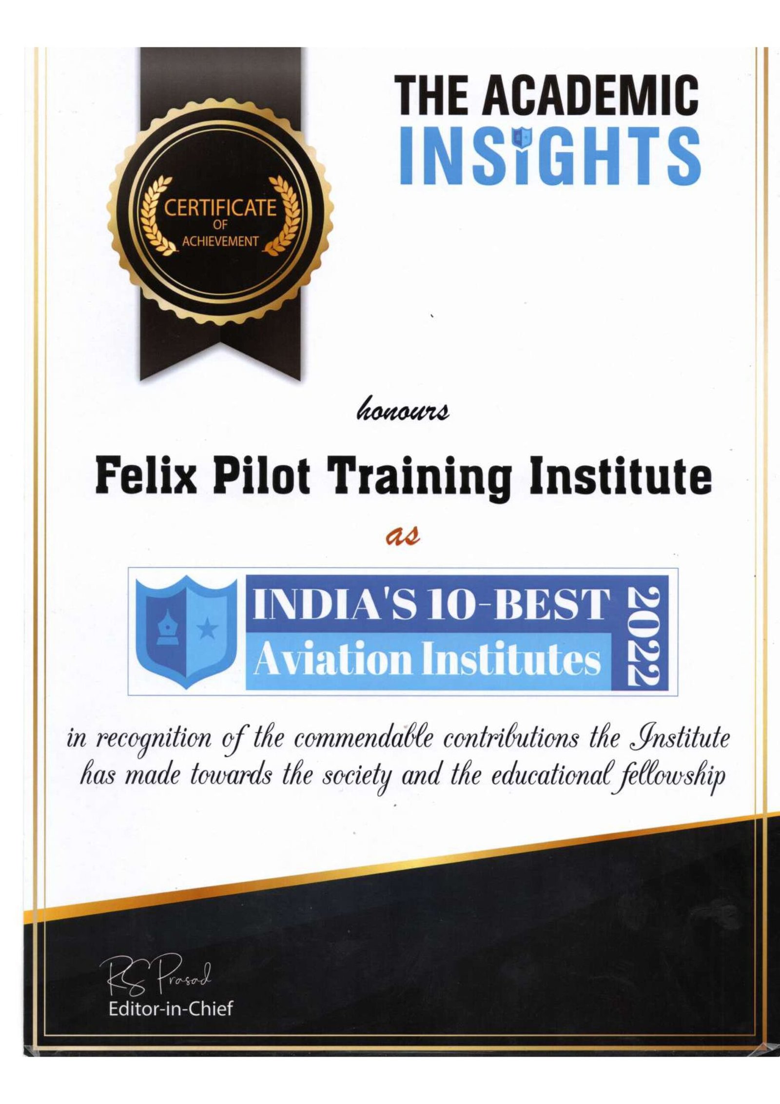 India's 10 Best Aviation Institutes - The Academic Insights